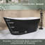 59" x 29" Freestanding Soaking Acrylic Bathtub-91520719