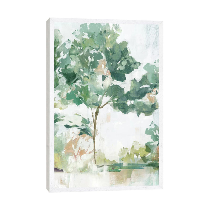 Soundless Beauty I by Isabelle Z - Painting on Canvas, 101.6 cm H x 66.04 cm W, White Framed