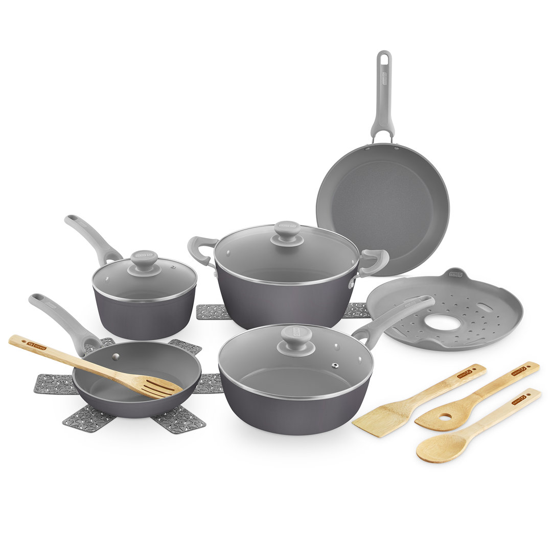 Dash Dream Green Recycled Aluminum 15pc Cookware Set DASH 