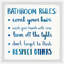 Rules And Respect - Single Picture Frame Print-1808267924