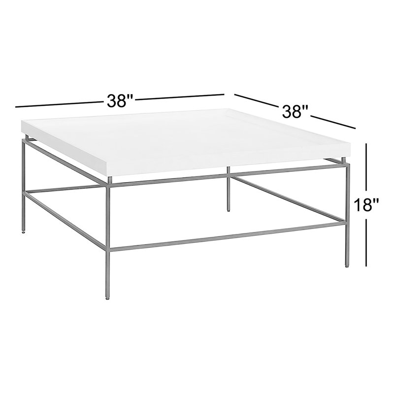 Table de cocktail Bilbrook, Blanc