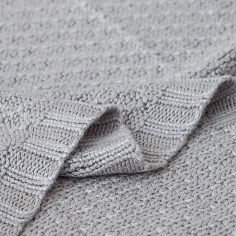  Couverture torsadée, Gris argenté