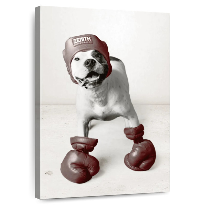 Ketti Boxing Dog, H 30 po x l 20 po