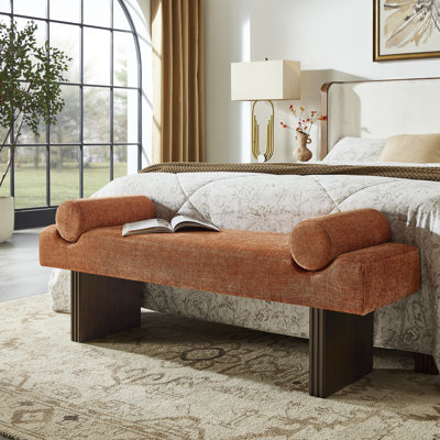  Banc rembourré Brooke, orange