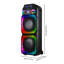 Haut-parleur rechargeable Bluetooth 15 000 W avec double caisson de basses 15 po et 2 micros pour télécommande karaoké