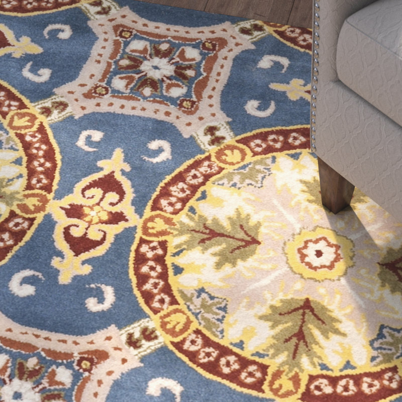 Amory Wyndham Hand Tufted Wool Geometric Rug, Rectangle 6' x 9'