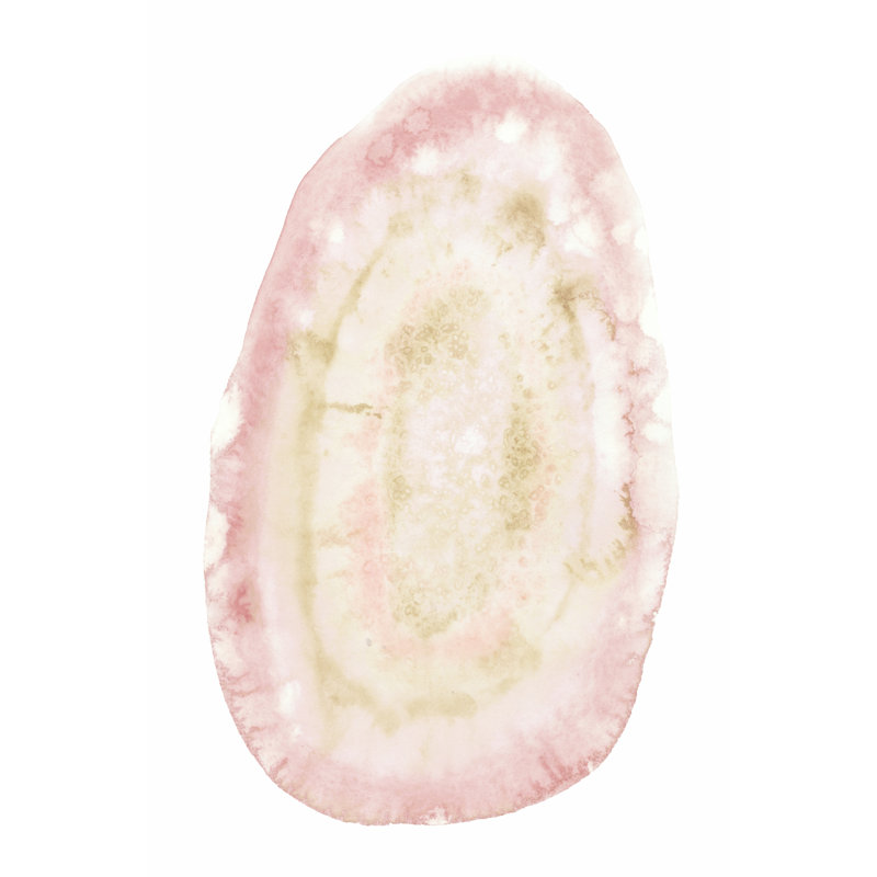 Custom Radiant Geode I - Wrapped Canvas Painting, 46cm H x 30cm W