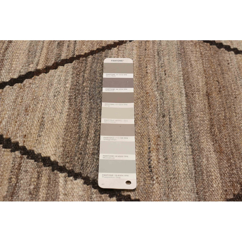 Sivas Taupe Kilim 5'1" x 6'9"