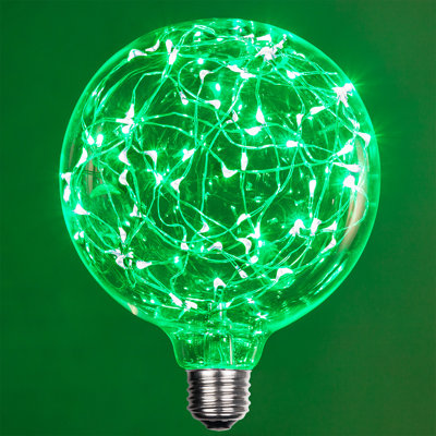 25 Watt Equivalent G125 LED, Non-Dimmable Light Bulb E26/Medium (Standard) Base