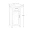 Armoire de rangement pour salle de bain et salle de lavage à une porte avec tiroir et tablette réglable RiverRidge Somerset-24120763