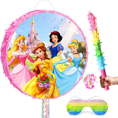 Princess Pinata,4 Pcs Princess Pinatas Bundle
