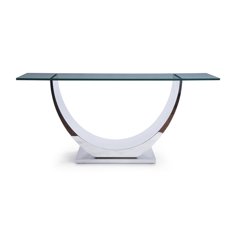 Console de 72 po Murjani, Acier inoxydable