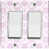 Rose / blanc