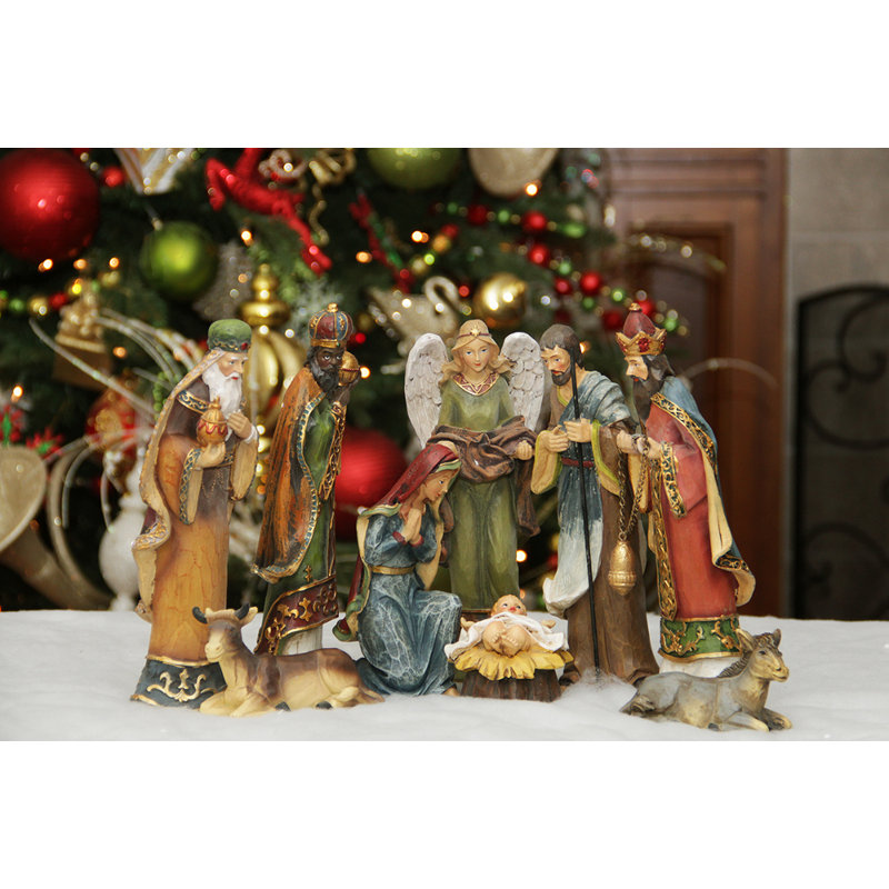 Ensemble de 9 figurines de Noël 9 pi