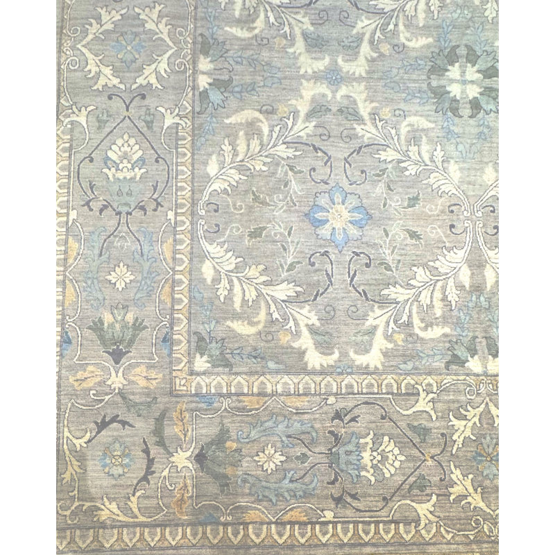 Proprietary Patterns Wool Southwestern Area Rug in Kinross Seaglass, Rectangle 10' x 14'