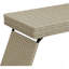 Table portative pliante en osier, gris-191740296
