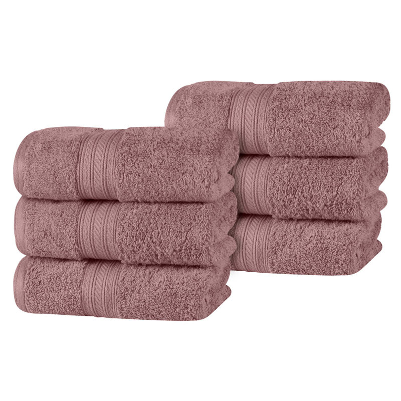 Essuie-mains luxueux en coton doux et très absorbant, Frappé au raisin