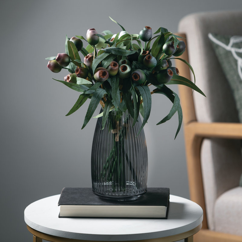 Ruebin 8'' Glass Table Vase, Black