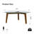 Glass Top Coffee Table With Solid Wood Frame