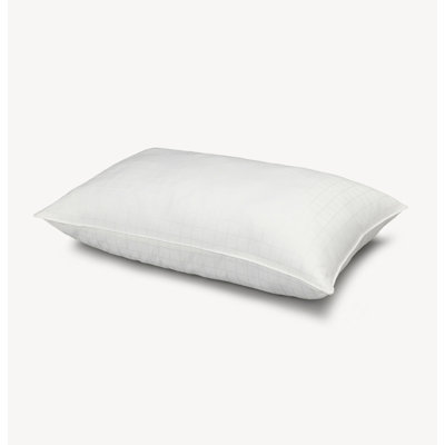 Boden Cotton Windowpane Pillow, Firm Density