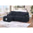 Modern Style 2Pc Convertible Sectional Pull Out Sofa Fold Down Table Cup Holder USB Port Storage Chaise Matching Pillow Primary Living Room