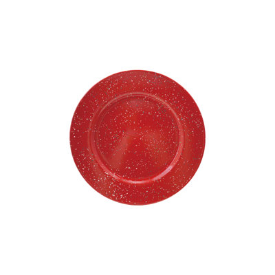 Chargeur de vaisselle en métal émaillé Diameter