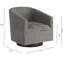 Méridienne pivotante gris anthracite - Base en bois stylisée Sinous No Sag Springs en tissu facile à nettoyer-116738794