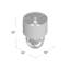 Lampe de table blanche 23 po Gunnild