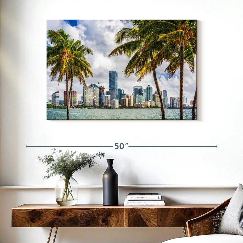 Ravi, centre-ville tropical de Miami, H 26 po x l 39 po