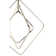 Lamorna 1 - Light Silver LED Unique/Statement Pendant