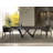 Extendable Metal Base Dining Table