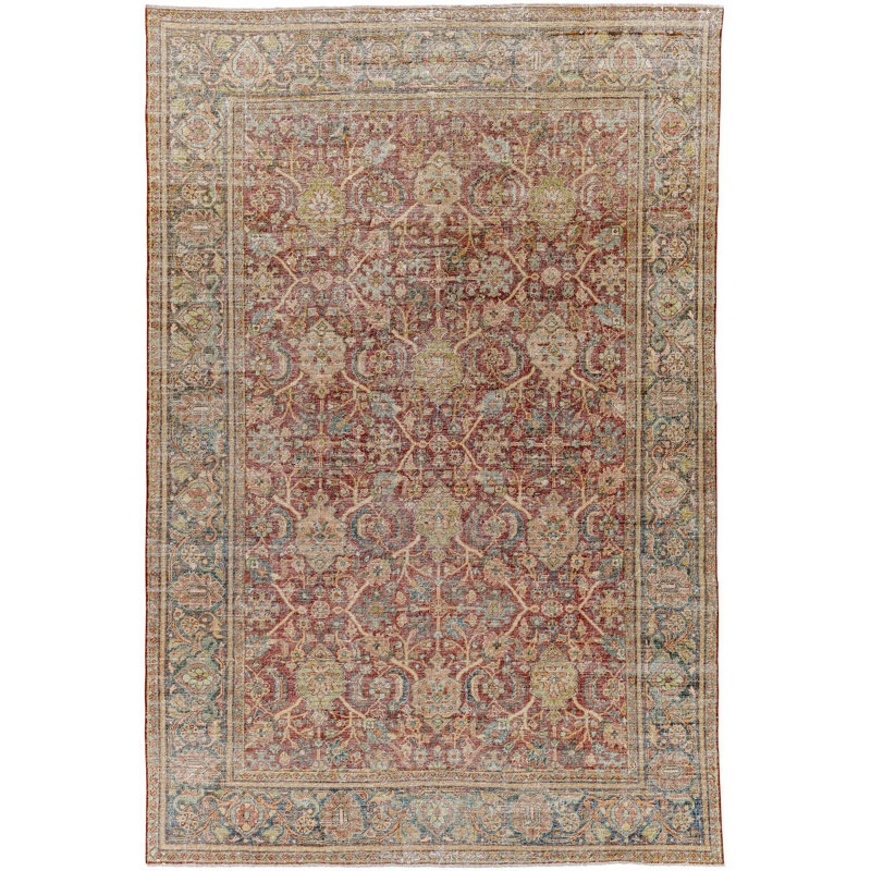Antique One Of A Kind One-of-a-Kind 7'1" X 10'7" Hand Knotted Area Rug