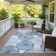 Machine Washable Indoor/Outdoor Adalaide ACN2351 Abstract Rug