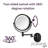 Ake 8" Lighted Wall Mount Magnified Makeup Mirror, Plug In-1810882059