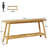 Console Table, Wood Entryway Table With Open Storage Shelf-1880960071