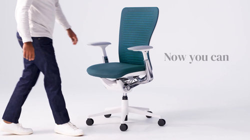 Zody Digital Knit Office Chair - Dual Posture Haworth Upholstery Color: Onyx, Lumbar: Yes