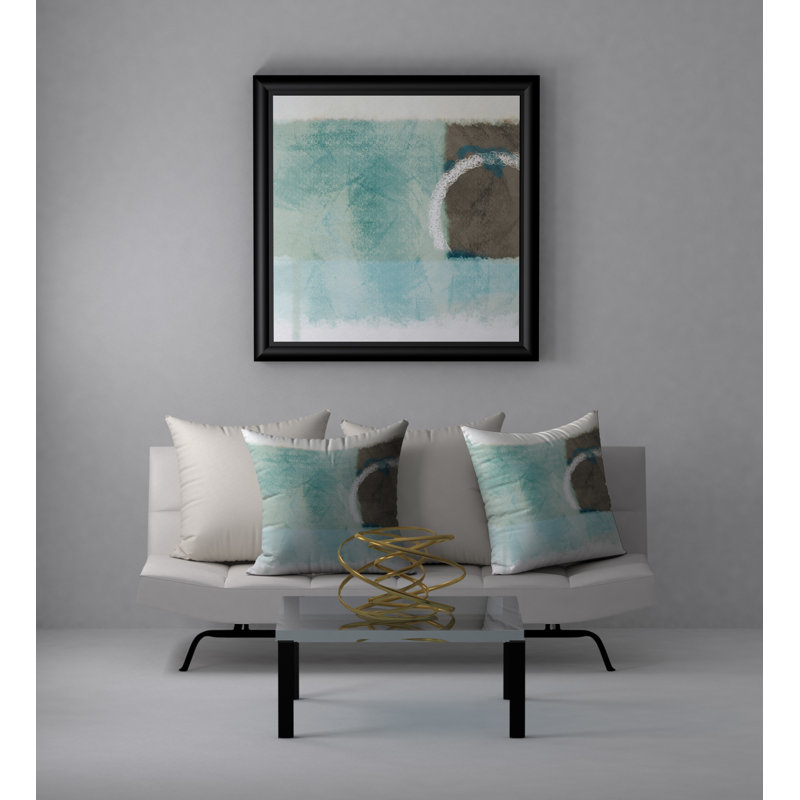 Coussin décoratif carrée effervescente Debonair, 24 po x 24 po