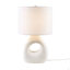 Lampe de table en céramique blanche voir ci-dessous