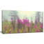 Reproduction de photo sur toile tendue, "mauves de fleurs dans un champ à brouillard"-19406974
