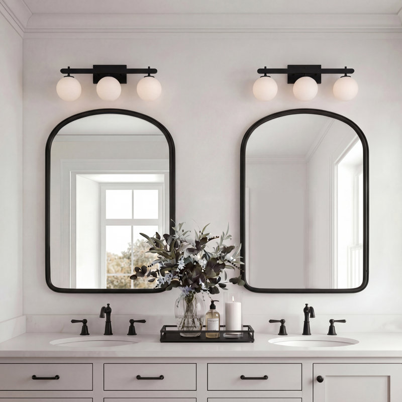 Meuble-lavabo 3 lumières Coretta