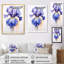 Impression sur toile mauve, gris et iris II-2810543-2810540