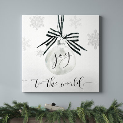 Joy Joy Ornament - impression d'art textuel