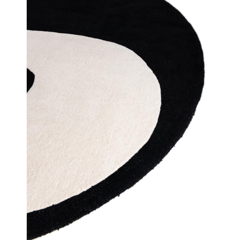 Tapis en laine pour enfants Unique Loom Po Playtime, Rond 6 pi 1 po