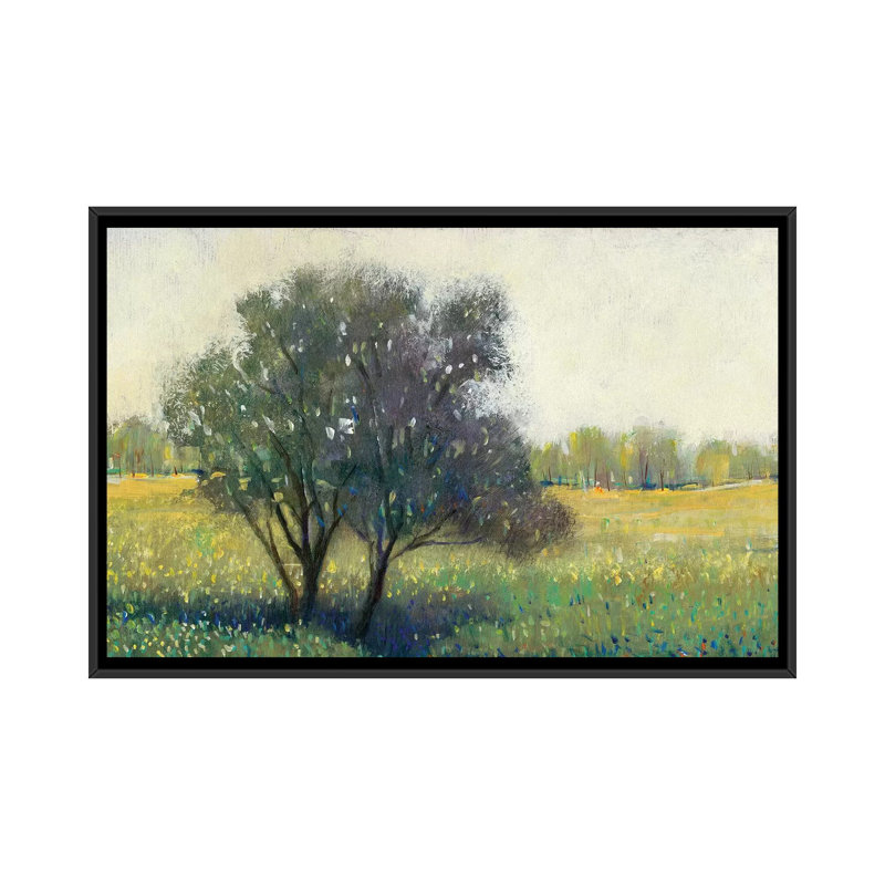 « debout autonome », reproduction sur toile, H 18 po x l 26 po x P 1,5 po, Toile avec cadre noir, Pas de tapis