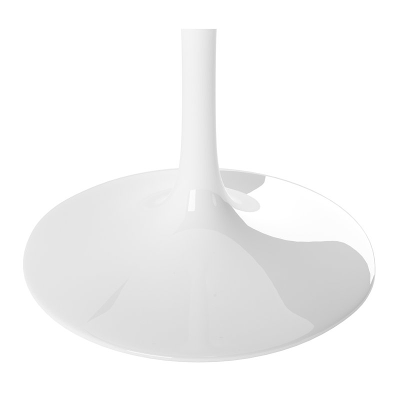 Hagaman Round Glass Top Metal Base Dining Table