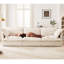 Canapé modulaire 3 places à assise profonde, chenille, canapé élégant à 3 places, modulaire pour salon