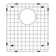 Karran 12-1/2 In. X 14-3/4 In. Stainless Steel Bottom Grid