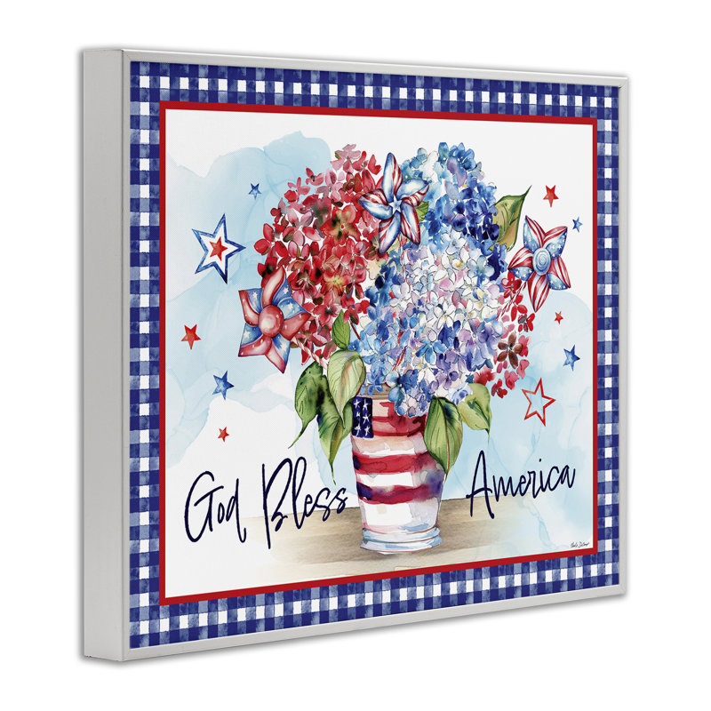«God Bless America Bouquet», estampe numérique, conception par Nicole DeCamp, H 11 po x l 14 po