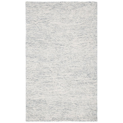 Metro Hand Tufted Indian Wool And Cotton With Latex Abstract Rug