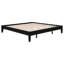 Lit plateforme très grand noir, profil bas avec base à lattes, adaptabilité universelle, fabrication en bois massif de chambre à coucher séduisante, sans sommier, profil, charisme-617353790